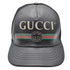 GUCCI グッチ ベースボールキャップ ロゴプリント シェリーライン レザー